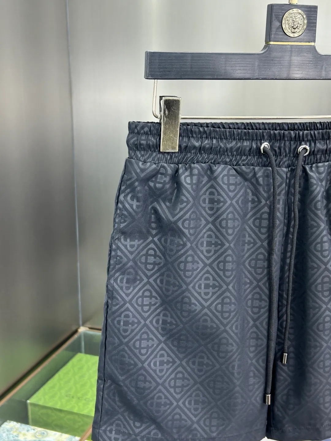 Casablanca (Casablanca), 2026 New Arrival beach shorts, synchronized with the official website. Original 1-1 replica, fine workmanship, original hardware. Selected high-quality polyester fiber fabric, delicate feel, summer must-have item, super handsome upper body effect, super real shooting, close contact with texture! xm 1 Sizes：M-3XL
